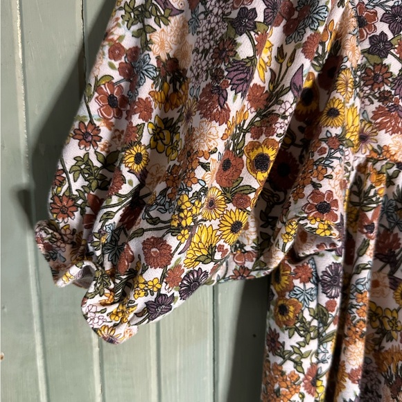 Bonnie Jean Multicolor Fall Floral Dress - Picture 3 of 5